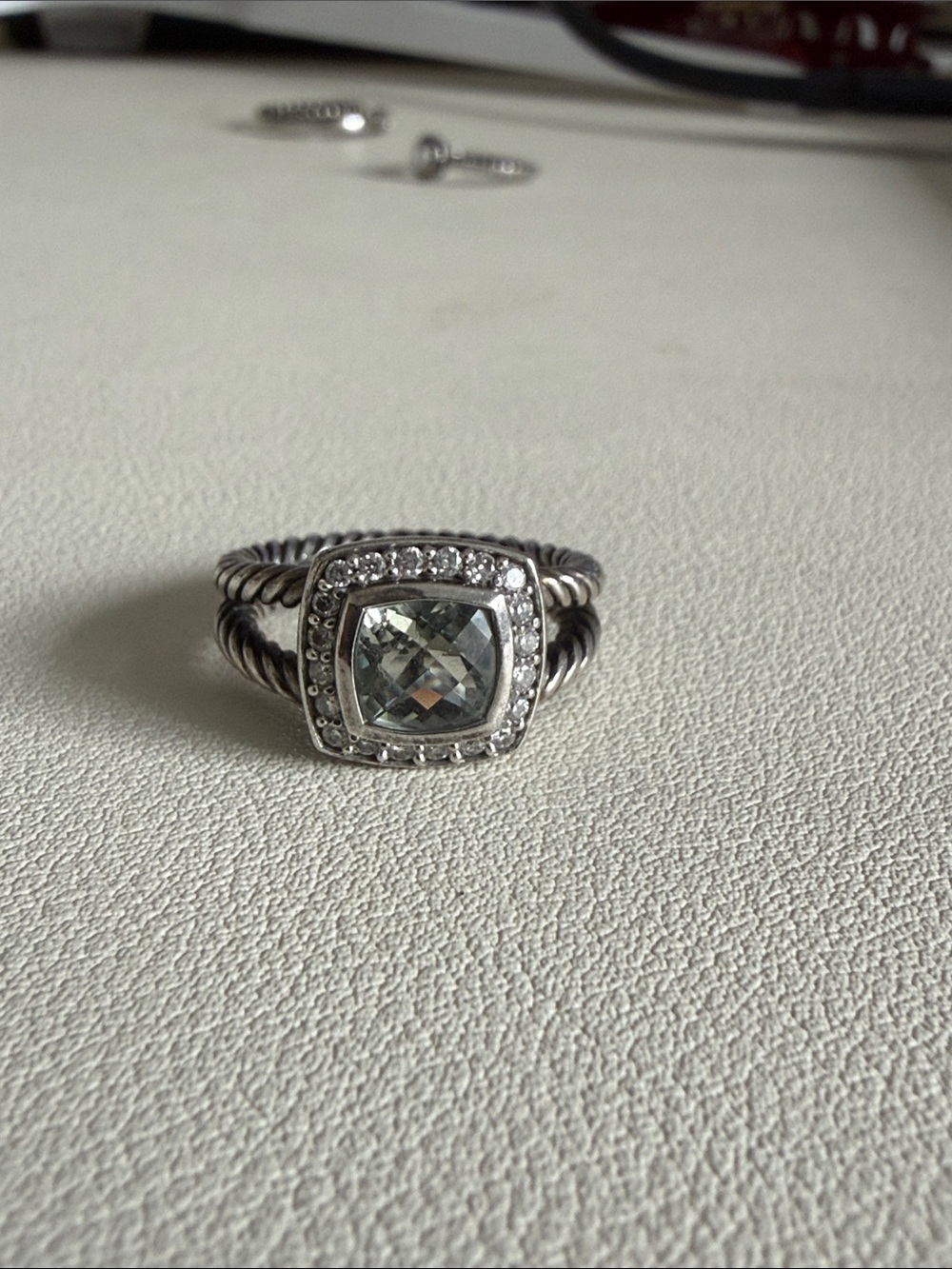 David Yurman Petitie Albion Prasiolite Ring